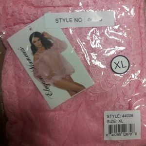 Elegant Moments Intimates & Sleepwear - Off the Shoulder Top and Panty Set Elegant Moments Intimates & Sleepwear - Off the Shoulder Top and Panty Set